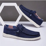 NEW Zapatos casuales de talla grande para hombres con cordones, holgados, comodos y ligeros estilo mocasin para conducir