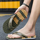 Zapatillas de hombre con fondo de arco iris para uso casual: Sandalias de verano al aire libre para playa con orificios de ventilacion disponibles en talla grande 40-47
