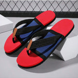 NEW Hombre Verano Moda Color Block Suela suave Antideslizante Resistente al desgaste Ligero Comodo Transpirable Sandalias