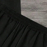 Manfinity Homme Conjunto de manga corta y shorts sueltos con estampado para hombres, con un aspecto moderno y versatil