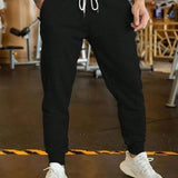 Pantalones de Jogging Casuales, Flojos, con Cintura con Cordon y Punos Acanalados para Hombres de Primavera/Verano