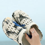 NEW Sandalias de verano para hombres personalidad transpirable sandalias con punta abierta antideslizante zapatillas de playa al aire libre gran tamano 47