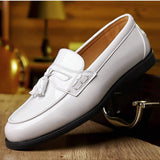 NEW Zapatos planos casuales y versatiles de estilo britanico con suela suave para hombres con talla grande