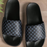 Sandalias planas informales y comodas para hombre, elegantes, comodas, de punta abierta para uso interior y exterior