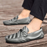 NEW Zapatos de hombre de ocio Holgazanes Zapatos de negocio Zapatos casuales de hombres Deportes al aire libre transpirable ligero Slip-On Soft Sole Driving Shoes