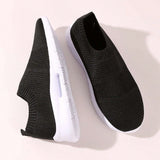 NEW Zapatos deportivos minimalistas para hombre, zapatos deportivos ligeros y comodos para caminar al aire libre, zapatillas sin tira en blanco y negro