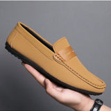 NEW Nuevos mocasines casuales para hombres con un pie flojo, zapatos de frijol, estilo antiguo de Beijing