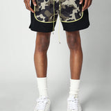 SUMWON Short De Camuflaje De Nailon Con Estampado Frontal