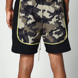 SUMWON Short De Camuflaje De Nailon Con Estampado Frontal