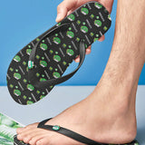 NEW Zapatillas de parejas de dibujos animados de talla grande en color negro para hombres, zapatos de ducha del hogar de la playa de verano, sandalias de bano, chanclas con separador de dedos