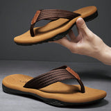 Sandalias de verano para hombres, flip flops antideslizantes para playa, zapatillas de vacaciones casuales y comodas