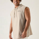 NEW Manfinity CozeMod Camiseta de tirantes con capucha casual de talla grande para hombre