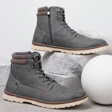 NEW Botas para hombre Lazada Cremallera lateral