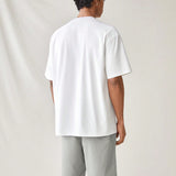 Manfinity UrbanChill Conjunto de camiseta casual y pantalones cortos de verano para hombre con cuello redondo y mangas cortas con estampado de letras