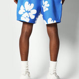 SUMWON Short de entrepierna caida con estampado completo