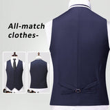 Chaleco casual para traje de negocios masculino