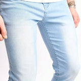 Manfinity Homme Jeans ajustados para hombres, de unicolor, con bolsillos