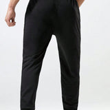 Pantalones de chandal informales para hombre con estampado de toro y bolsillos laterales