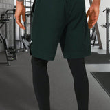 Pantalones deportivos para correr y hacer ejercicio para hombres 2 en 1, shorts atleticos con bolsillo para telefono