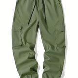 Pantalones cargo de trabajo de nuevo estilo para hombre, multi bolsillo, jogger, pantalones casuales al aire libre