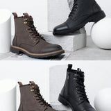 NEW Botas para hombre Cremallera lateral