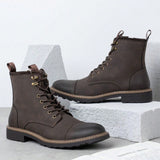 NEW Botas para hombre Cremallera lateral