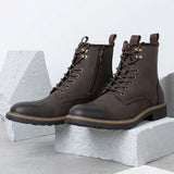 NEW Botas para hombre Cremallera lateral