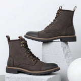 NEW Botas para hombre Cremallera lateral