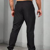 Manfinity Sport Corelite Pantalones deportivos casuales de unicolor para hombres con estilo