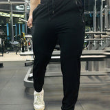 NEW Pantalones largos de entrenamiento para hombres en exteriores, pantalones transpirables y de secado rapido para hacer ejercicio