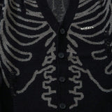 NEW Nueva chaqueta de sueter neutra ANDREILEE de estilo callejero con patron de calavera para hombre, para primavera y otono