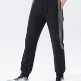 Manfinity Homme Pantalones deportivos casuales para hombres con cordon de ajuste para uso diario