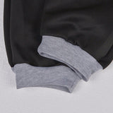 NEW Pantalones de chandal con cintura con cordon para hombre con impresion de letras ajuste holgado