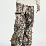 Street Life Pantalones casuales estampados para hombre con ajuste comodo y bolsillos laterales