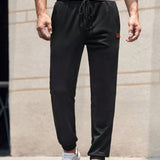NEW Manfinity Modomio Pantalones casuales de color ajustados de cintura alta y tejido de punto para hombre, estilo largo, adecuado para uso diario en primavera y verano