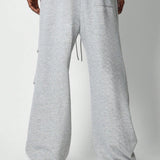 SUMWON Pantalon deportivo tipo jogger de ajuste recto