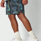 SUMWON Short de bano de nailon con estampado completo