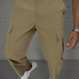 Homme Pantalones para hombre con bolsillo de solapa lateral en cargador