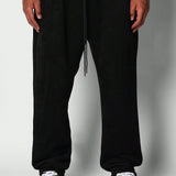 SUMWON Pantalon jogger plisado de suedette