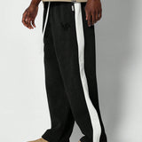 SUMWON Pantalon Jogger de entrepierna baja con panel lateral