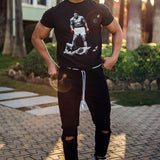 Camisa De Manga Corta ALI - Negro
