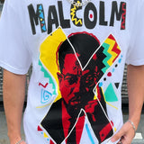 Camisa De Manga Corta Malcolm X 90's Artist Edition - Blanco