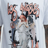 Bendice la camiseta de manga corta Ciudad de los Ángeles - Blanco