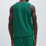 Camiseta sin mangas de textura Jordan - Verde