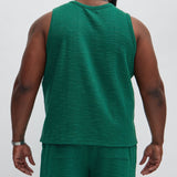 Camiseta sin mangas de textura Jordan - Verde