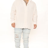 Dawson Button Up Shirt - Off White