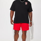 Me gusta cómo se ven los shorts Terry - Rojo.