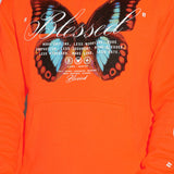 Capucha de mariposa bendita - Naranja