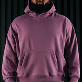 Sudadera con capucha de gran tamaño para peso pesado Tyson - Púrpura