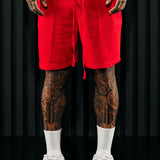 Me gusta cómo se ven los shorts Terry - Rojo.